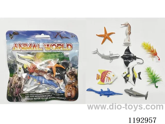 Solid Sea Animals Set