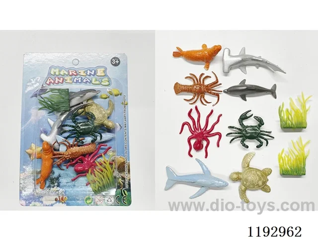 Solid Sea Animals Set