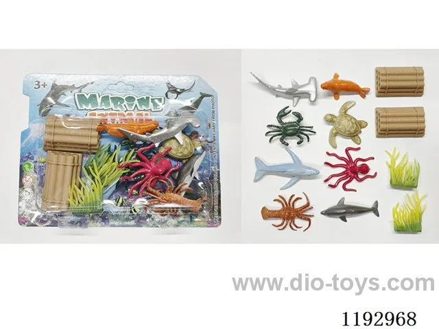 Solid Sea Animals Set