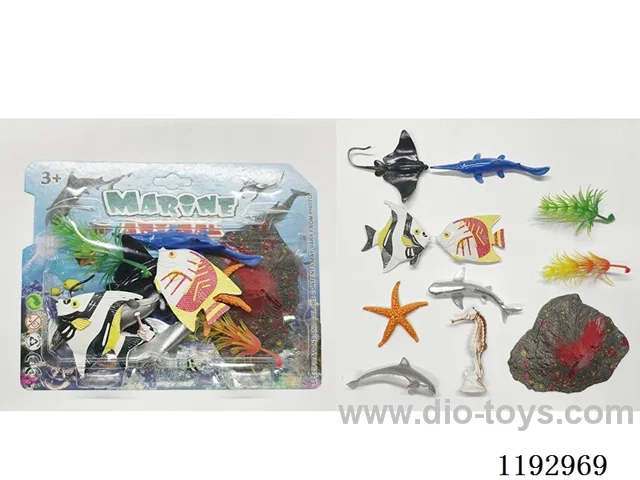 Solid Sea Animals Set