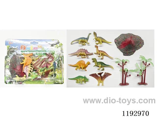 Solid Dinosaur Set