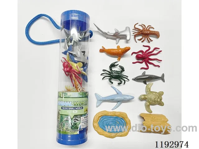 Solid Sea Animals Set