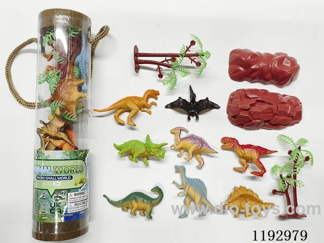 Solid Dinosaur Set
