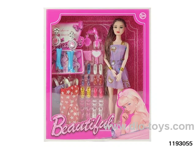 11 inch 9 jointed doll set