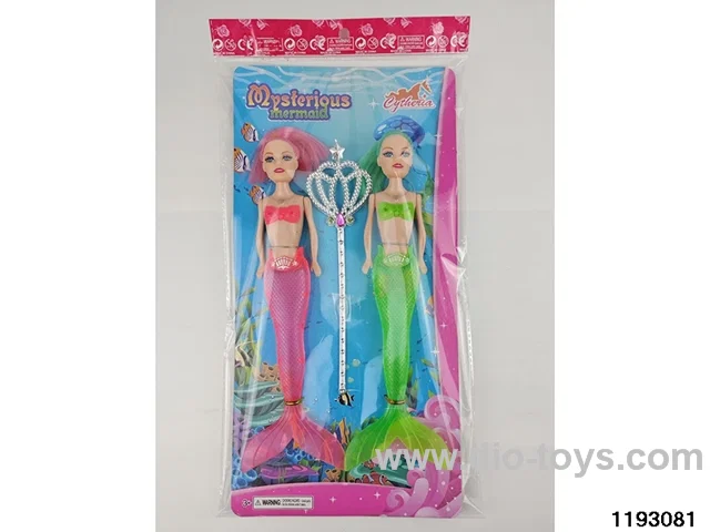 9 inch mermaid with light