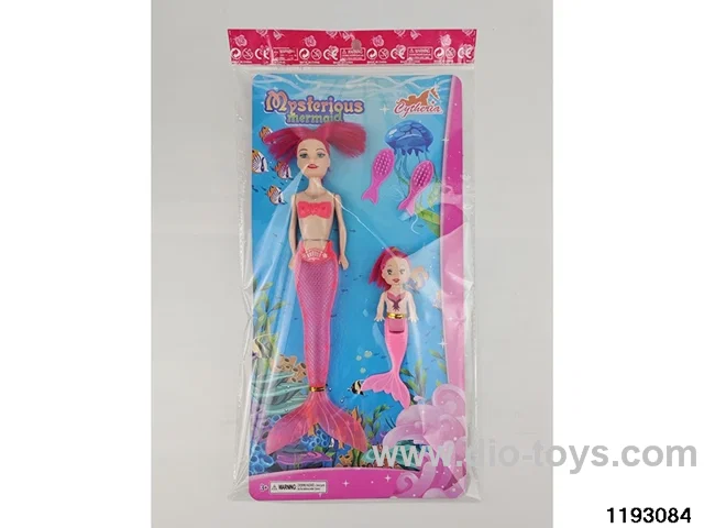 9 inch mermaid with light