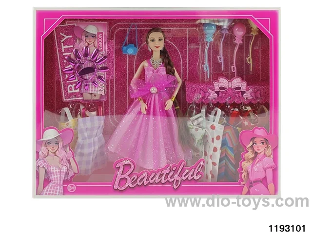 11 inch 9 jointed doll set