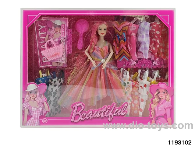 11 inch 9 jointed doll set