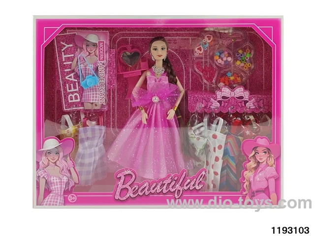 11 inch 9 jointed doll set