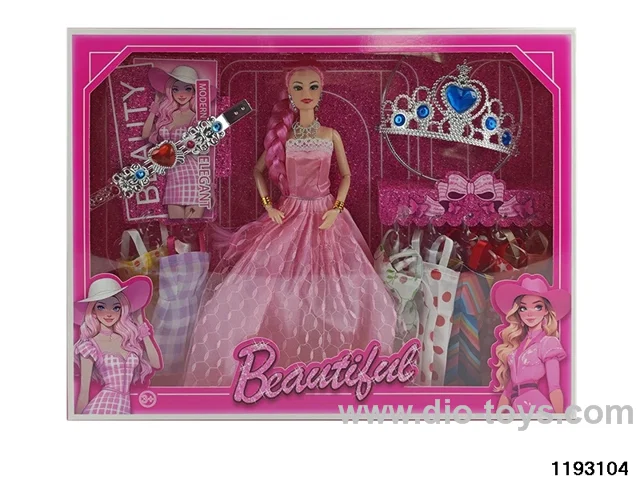 11 inch 9 jointed doll set