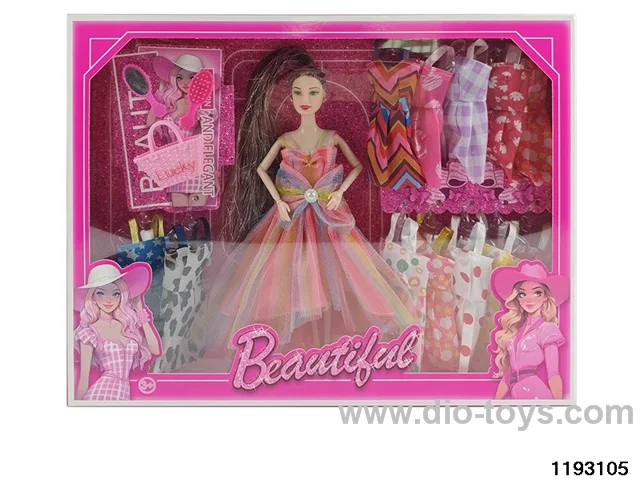 11 inch 9 jointed doll set
