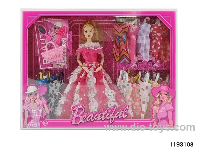 11 inch 9 jointed doll set