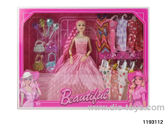 11 inch 9 jointed doll set