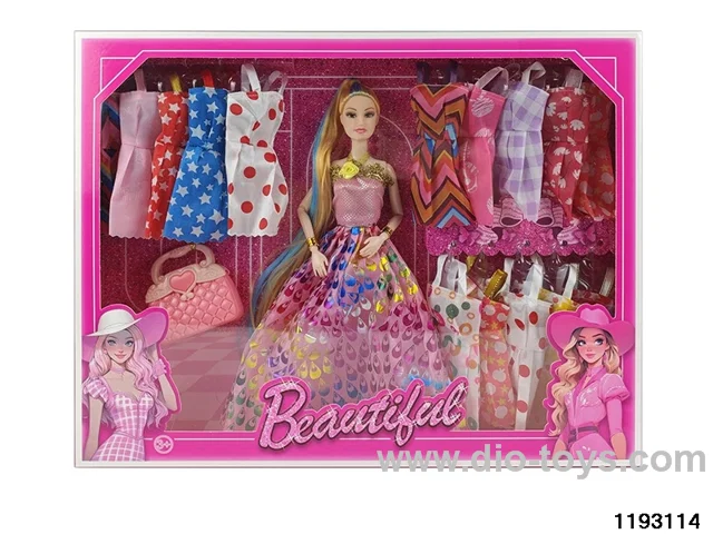 11 inch 9 jointed doll set