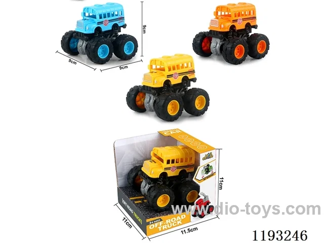 Double Inertia Swing Stunt Tumbling Bigfoot School Bus