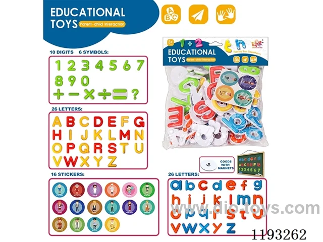 Magnetic Alphabet Stickers for Family Members