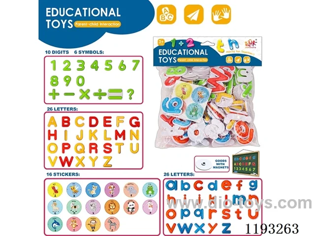 Animal Magnetic Alphabet Stickers