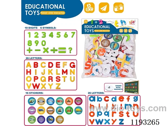Car Magnetic Alphabet Stickers
