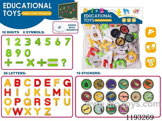 Military Magnetic Alphabet Stickers