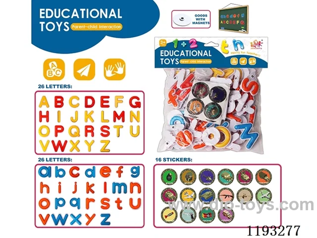 Car Magnetic Alphabet Stickers