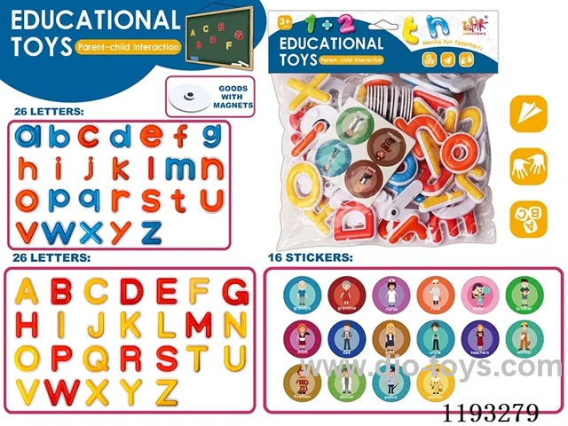 Magnetic Alphabet Stickers