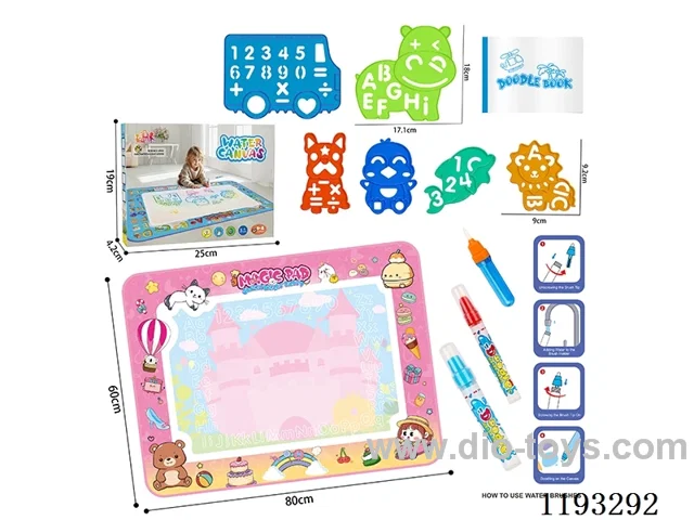 Cartoon Water Canvas