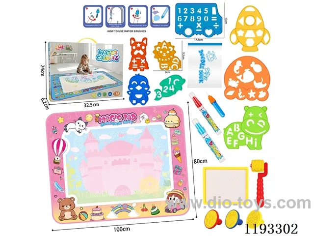 Cartoon Water Canvas