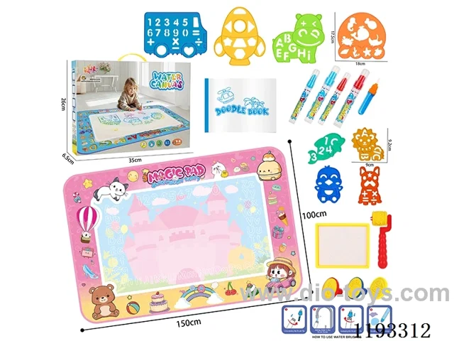Cartoon Water Canvas