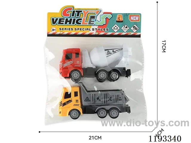 inertia construction vehicle 2 pcs