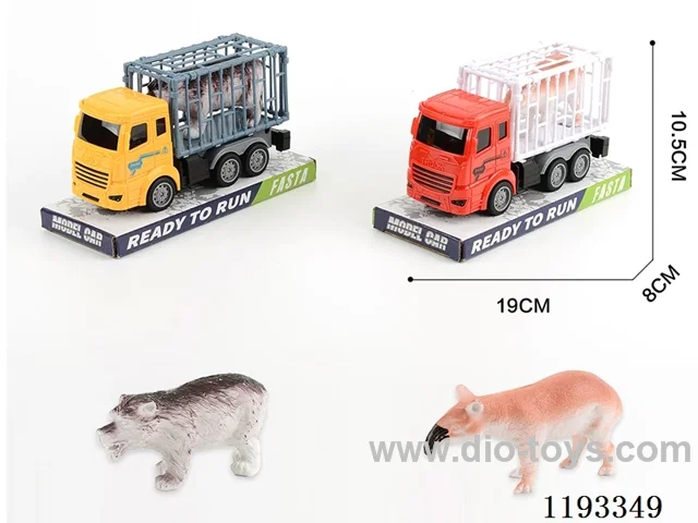 Inertia lorry + animal