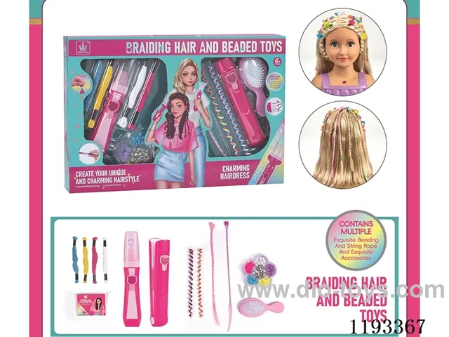 Hairdressing toys-beading machine + perm