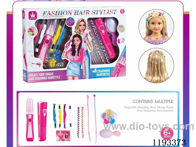 Hair Weaving Toys - Hair Clips + Rope Weaving