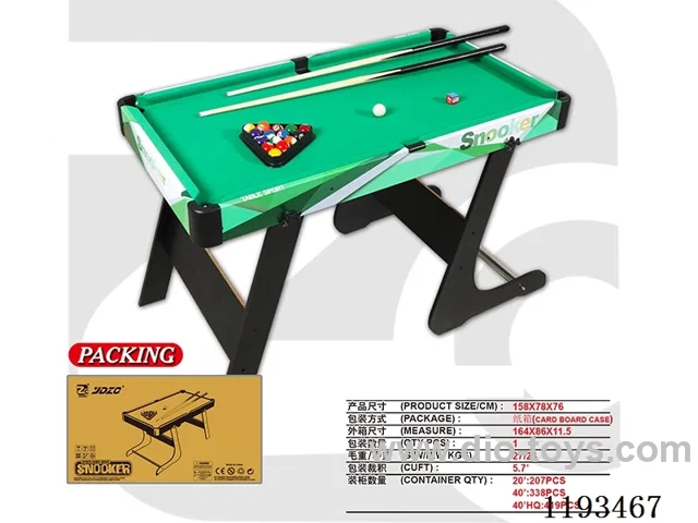 Folding Pool Table