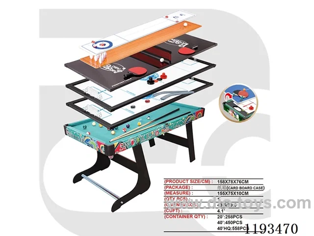 Folding Pool Table Six in One