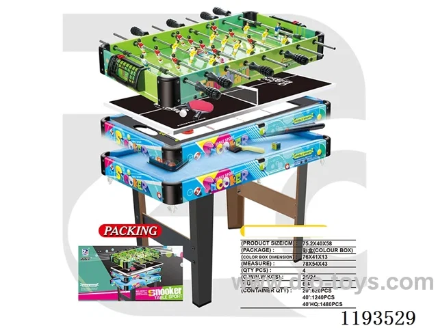 Sports Game Table Four in One
