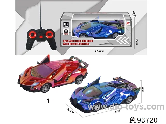 27MHZ 1：24 5ch rc car not included battery 2 types of 3 colours each mixed