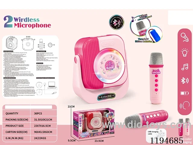 Bluetooth Wireless Lights Music Dual Microphone Sound Kit