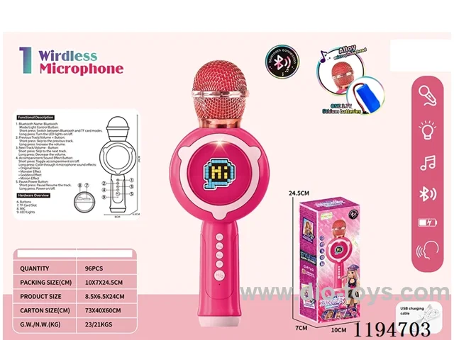 Bluetooth Lights Music Microphone & Sound Integrated Microphone