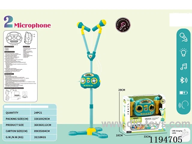Bluetooth Lights Music Stiletto Dual Microphone Sound Kit