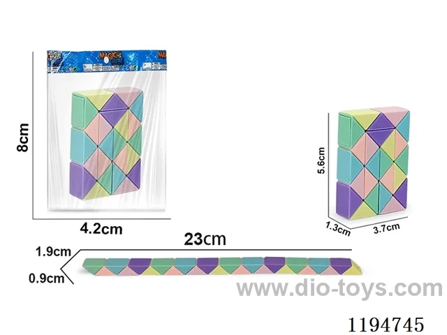24 sections of macaroon rope small magic ruler