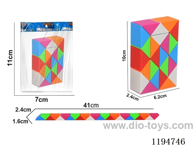24 sections colorful rope ruler