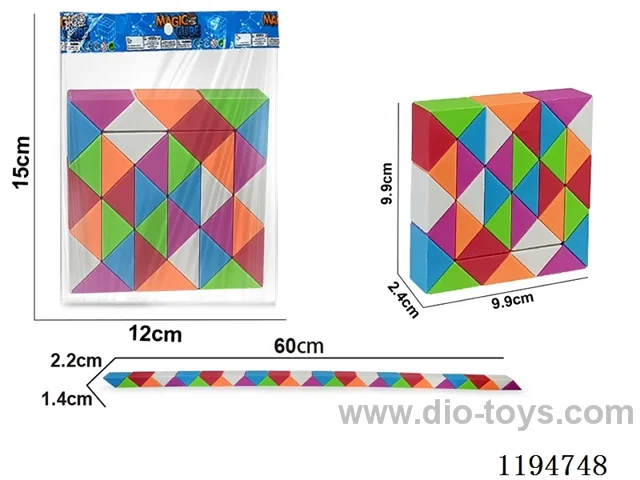 36 sections of colorful rope pulling magic ruler
