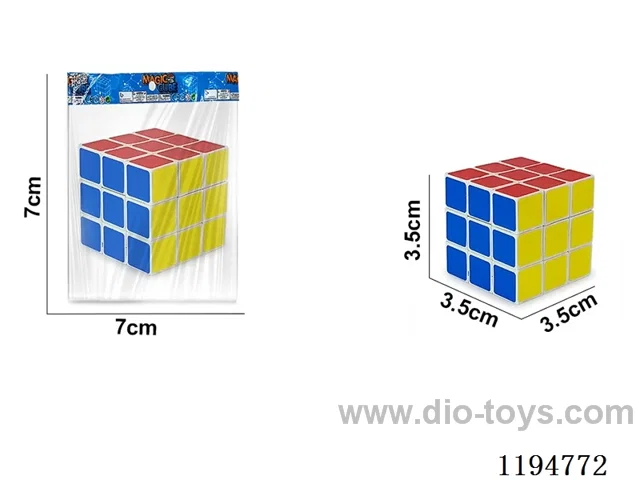 3.5CM Stickers 3rd Order Rubik's Cube