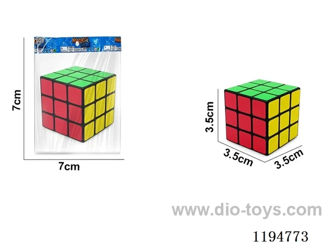 3.5CM Stickers 3rd Order Rubik's Cube