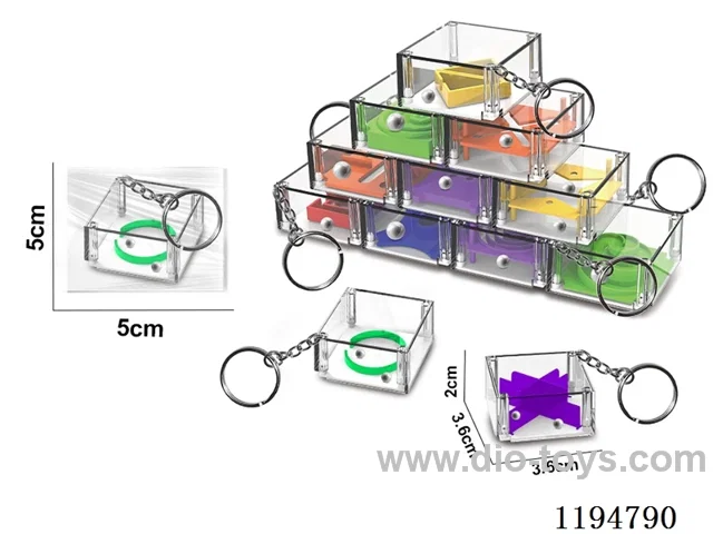 Balance Maze with Keychain
