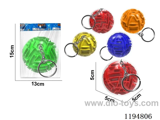 5CM ball maze with keychain