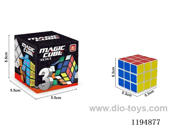 5.3CM Color Block Third Order Rubik's Cube
