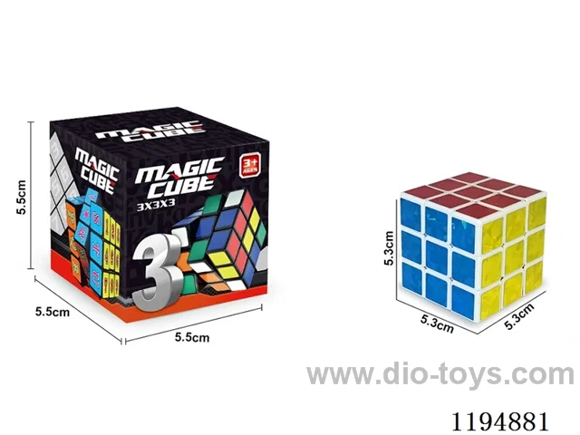 5.4CM Laser Three Order Rubik's Cube