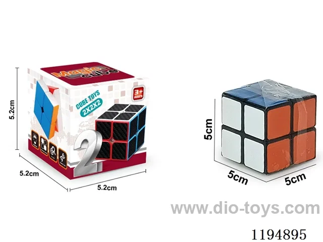 5CM Second Order Rubik's Cube with Black Labeling
