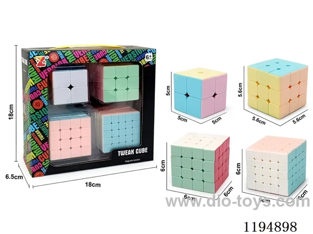 2,3,4,5 Order Macaron Set Rubik's Cube